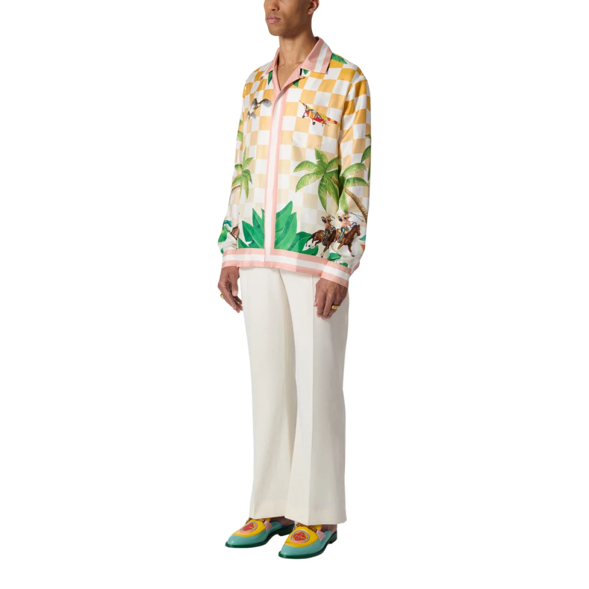 Tennis Club Silk Shirt view 4