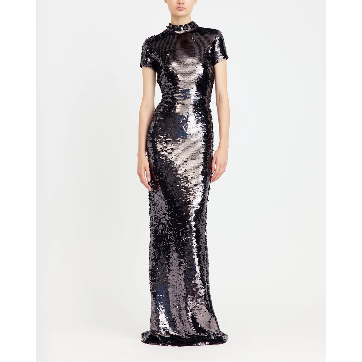 Otis Gown In Square Sequin view 2